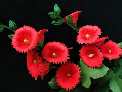 ABC TV | How To Make Easy Hollyhock Paper Flower - Craft Tutorial
