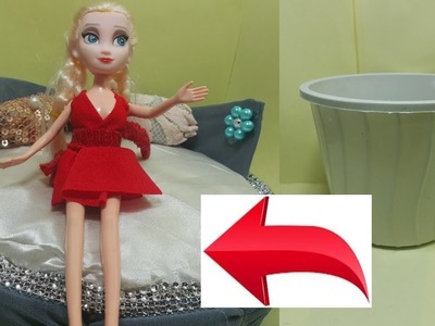 Amazing DIY craft: barbie doll bed