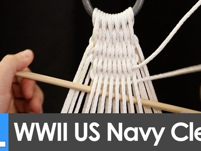 ????Authentic WWII US Navy Hammock clew tying tutorial. Simple DIY