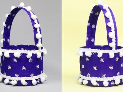 Best out of waste water bottle craft - Plastic Bottle basket - Easter Basket Ideas