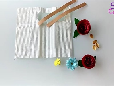 Biscuit wrapper paper reuse idea | diy wall hanging | best out of waste | cool idea you should know