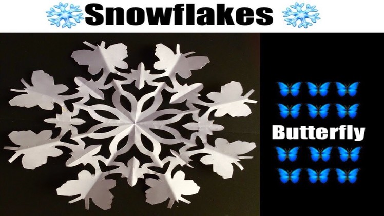 Christmas decoration ideas.school bulletin board decoration.butterflies snowflakes.easy kids craft