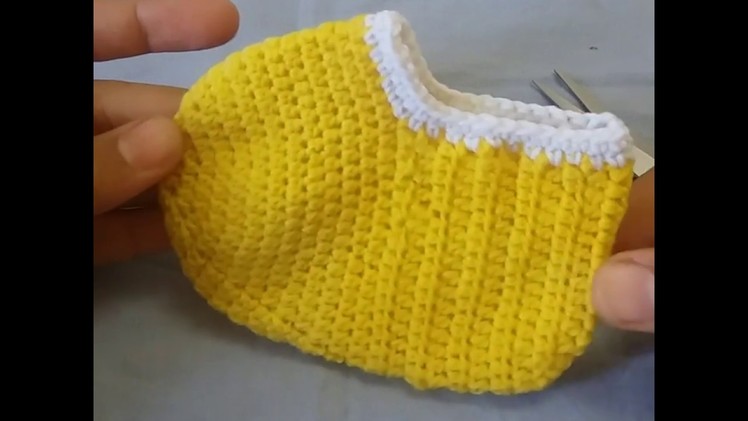 CROCHEt DIY TUTORIAL How To Crochet Baby Slipper Free Patterns