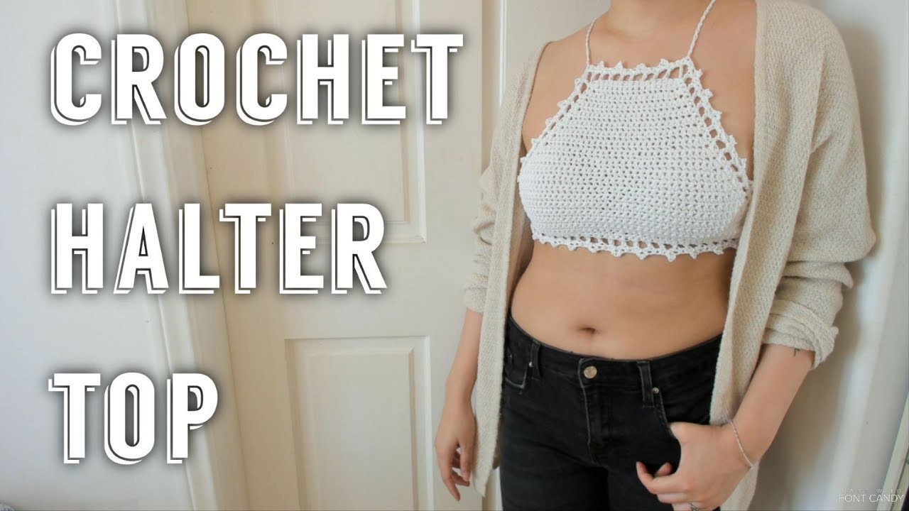 diy crochet halter top