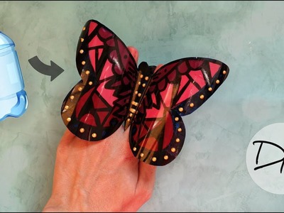 Cute & Easy butterfly from plastic bottle | Craft for beginners | Butterflies instructions