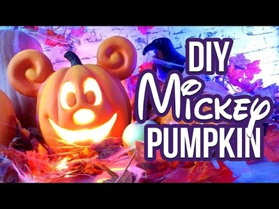 Disney DIY - HALLOWEEN MICKEY PUMKIN - CITROUILLE MICKEY