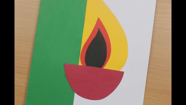 Diwali greeting card DIY|Very very easy tutorial