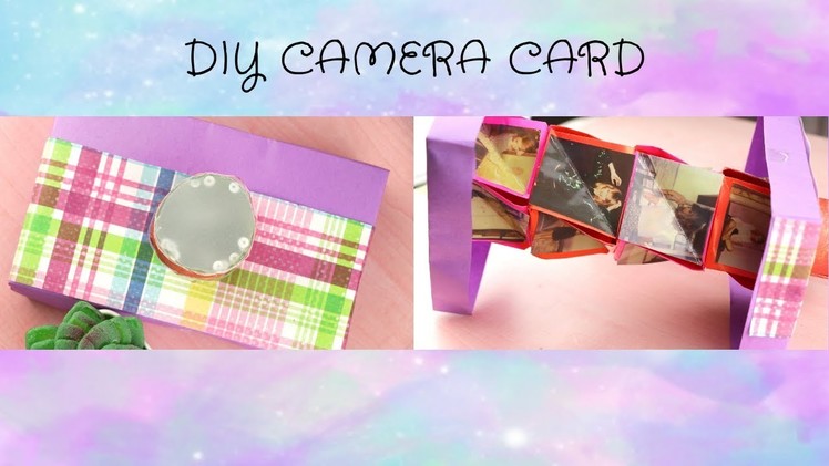 DIY Birthday Card Tutorial | DIY Instax Camera Card | Popup Slider Card | Easy Scrapbook Idea