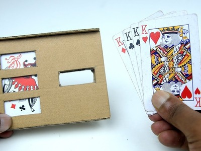 Diy Card Magic Tricks from Cardboard