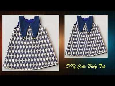 DIY Designer Baby Top Cutting And Stitching Full Tutorial