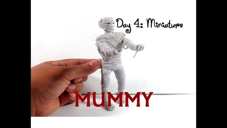 DIY Dollar Tree Skeleton Makeover 13 Days of Halloween 4: Mummy