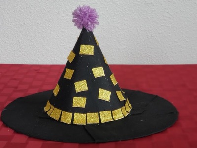 DIY Easy Witch Hat from scratch. DIY Halloween costume