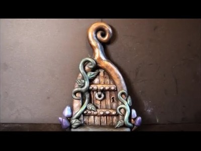 DIY Fairy Door In Polymer Clay Tutorial