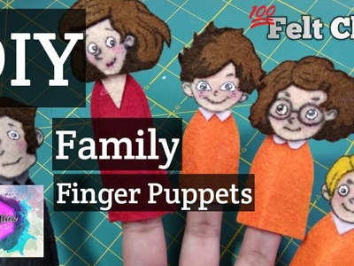 DIY Family Finger Puppets | Felt | Tutorial | Super Cheap and Easy | Philippines | Cebu