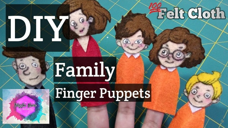 DIY Family Finger Puppets | Felt | Tutorial | Super Cheap and Easy | Philippines | Cebu
