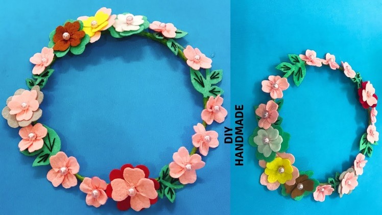 DIY FLOWER CROWN TUTORIAL - How To Make Flower Crown - HB HandMade