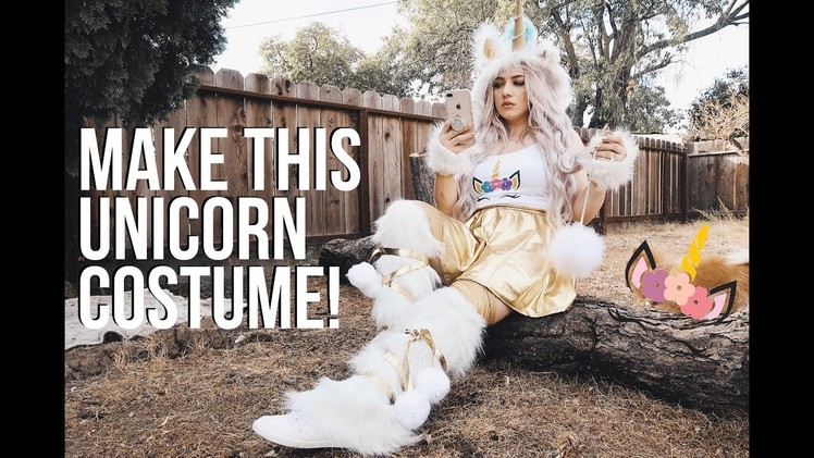 DIY Fun Unicorn Costume Outfit Tutorial PART 1