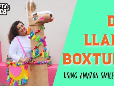 DIY Halloween Llama Costume #Boxtume