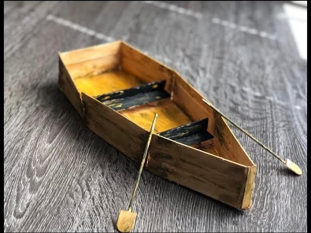 Diy How To Make A Boat Of Popsicle Sticks Tutorial Como Hacer