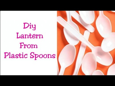 DIY Lantern.How to make Spoon lantern for Diwali.Diwali Decoration ideas.Diwali lantern from spoon