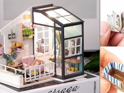 DIY Miniature Dollhouse Kit || Balcony Daydreaming ( ROLIFEOFFICIAL)