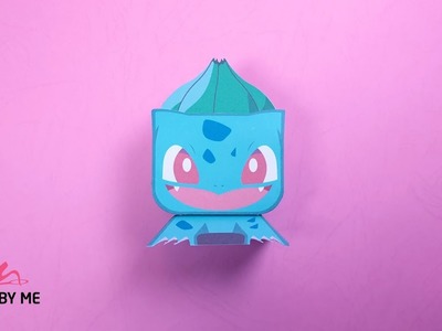 DIY Miniature Pokemon Papercraft ~ Bulbasaur Papercraft Tutorial