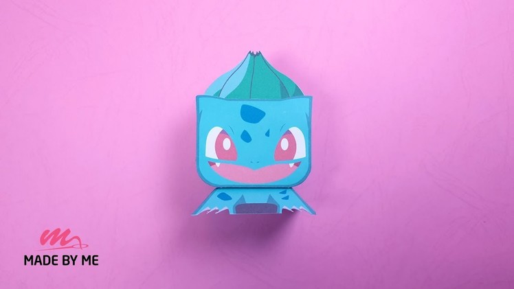 DIY Miniature Pokemon Papercraft ~ Bulbasaur Papercraft Tutorial