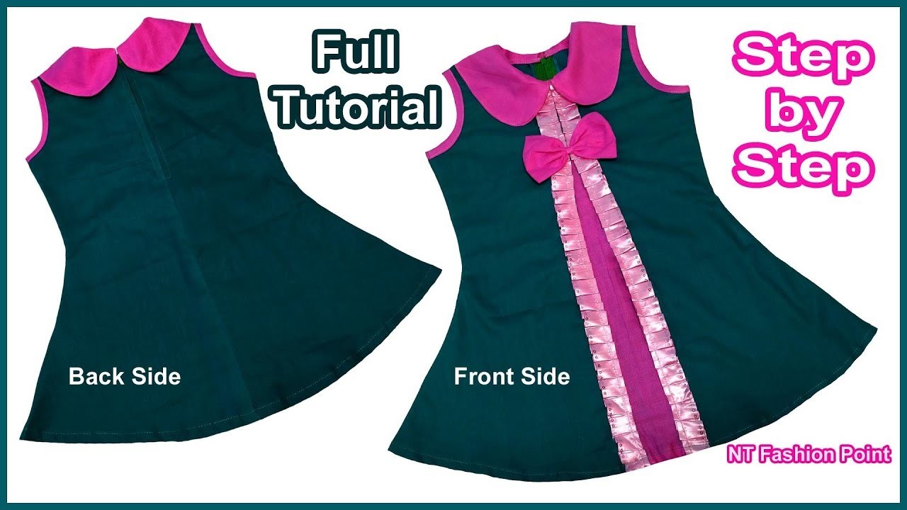 DIY New-Found Designer Girls Baby Frock Cutting and ...