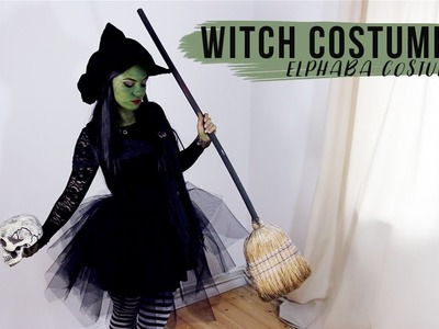 DIY Witch Costume Tutorial - Elphaba Wicked Halloween Dress