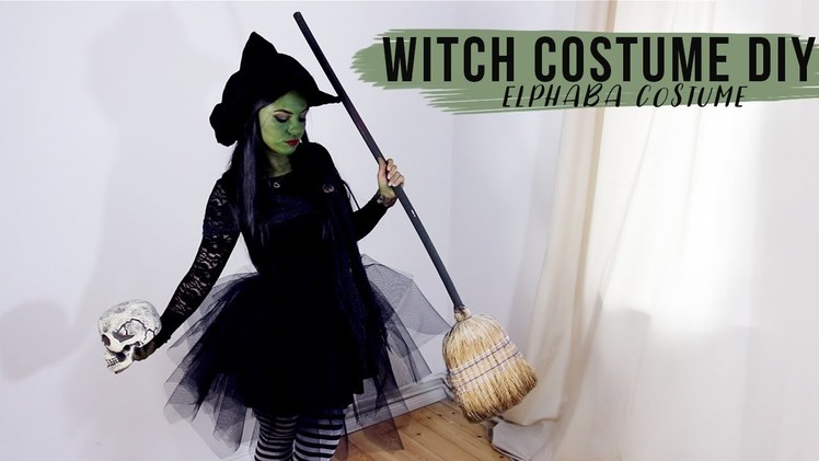 DIY Witch Costume Tutorial - Elphaba Wicked Halloween Dress