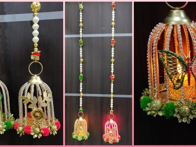 Door hanging Toran | Diwali decoration ideas | DIY | Lets make art