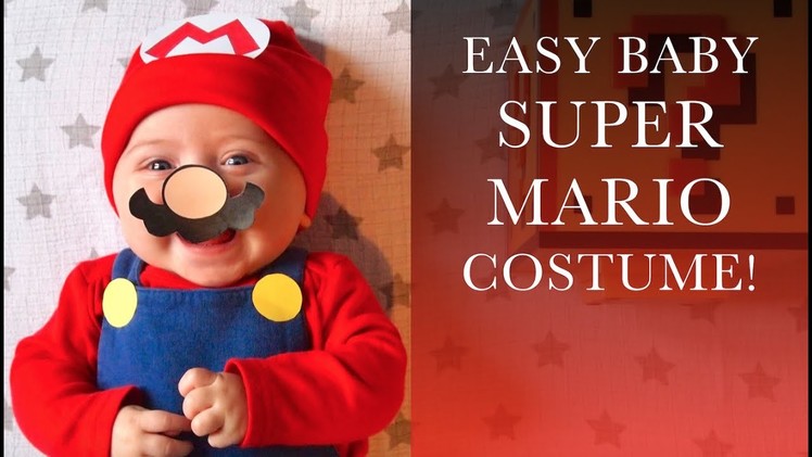 Easy Baby Super Mario Costume DIY