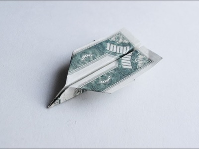 Easy Money PLANE Origami Dollar Tutorial DIY