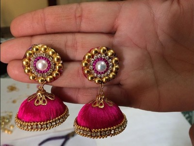 Easy Pearl & Crystal Earring Design | DIY | 5 min Craft | Hand Pearl Earrings At Home. !