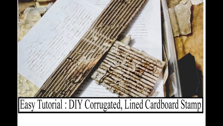 Easy Tutorial: DIY Corrugated Stamp