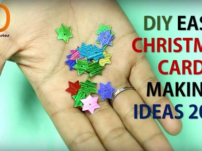 EASY & UNIQUE CHRISTMAS GREETING CARD MAKING IDEA I Kids Craft Project I Creative Diaries