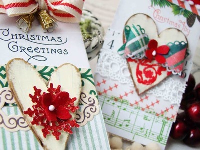 Etiquetas De Navidad. Christmas Tags DIY TUTORIAL SCRAPBOOKING | Iralamija