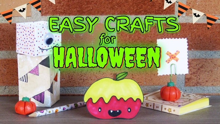 HALLOWEEN EASY CRAFTS FOR KIDS ???? DIY BACK TO SCHOOL SUPPLIES