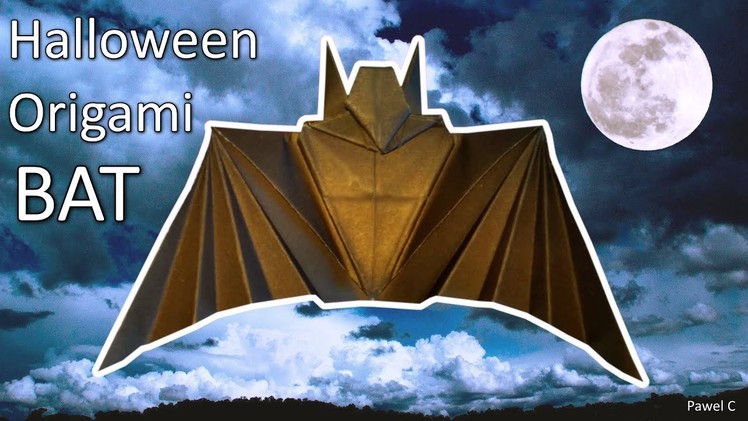 Hallowen Origami Bat   DIY