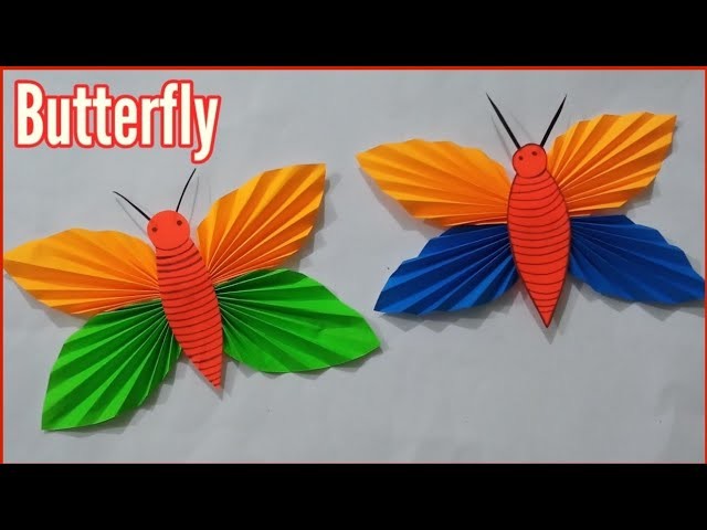 How to make a paper Butterfly,paper Butterfly craft ideas Handmade,paper art and crafts ideas