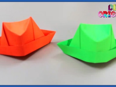 How To Make An Origami Paper Hat - DIY Paper Hat