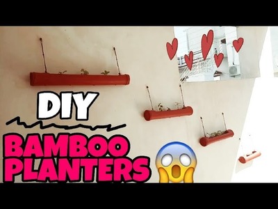 How To Make Bamboo Planters At Home[DIY] | House Decoration