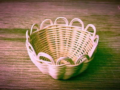 How to make(DIY) miniature rattan basket