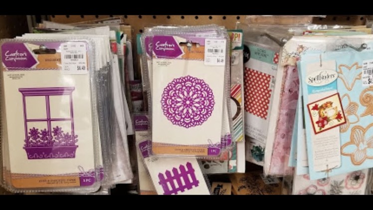 Live at Tuesday Morning-Come Browse The Craft Aisles With Me-Crafters Companion & Spellbinders