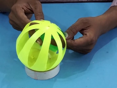 Make A Colorful Diwali 2018 Lantern | DIY Diwali Lantern from Plastic Ball | Best Out of Waste Lamp