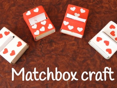 MATCHBOX NOTEBOOK  | BEST OUT OF WASTE MATCHBOX CRAFT IDEAS | MATCHBOX REUSE IDEA |  MATCHBOX  CRAFT