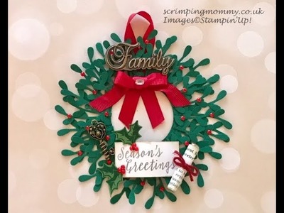 Mini christmas wreath, craft fair idea, #100things