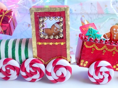 Miniature Christmas Train ❉ Cardboard Craft ❉ EASY DIY