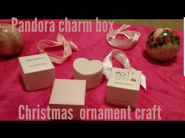 Pandora bracelet charm box craft for Christmas!