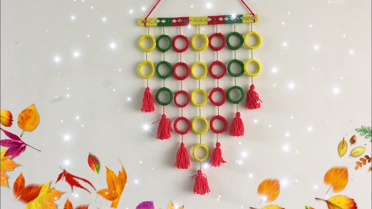 Paper craft wall hanging from news papers II best use out of the waste materials II